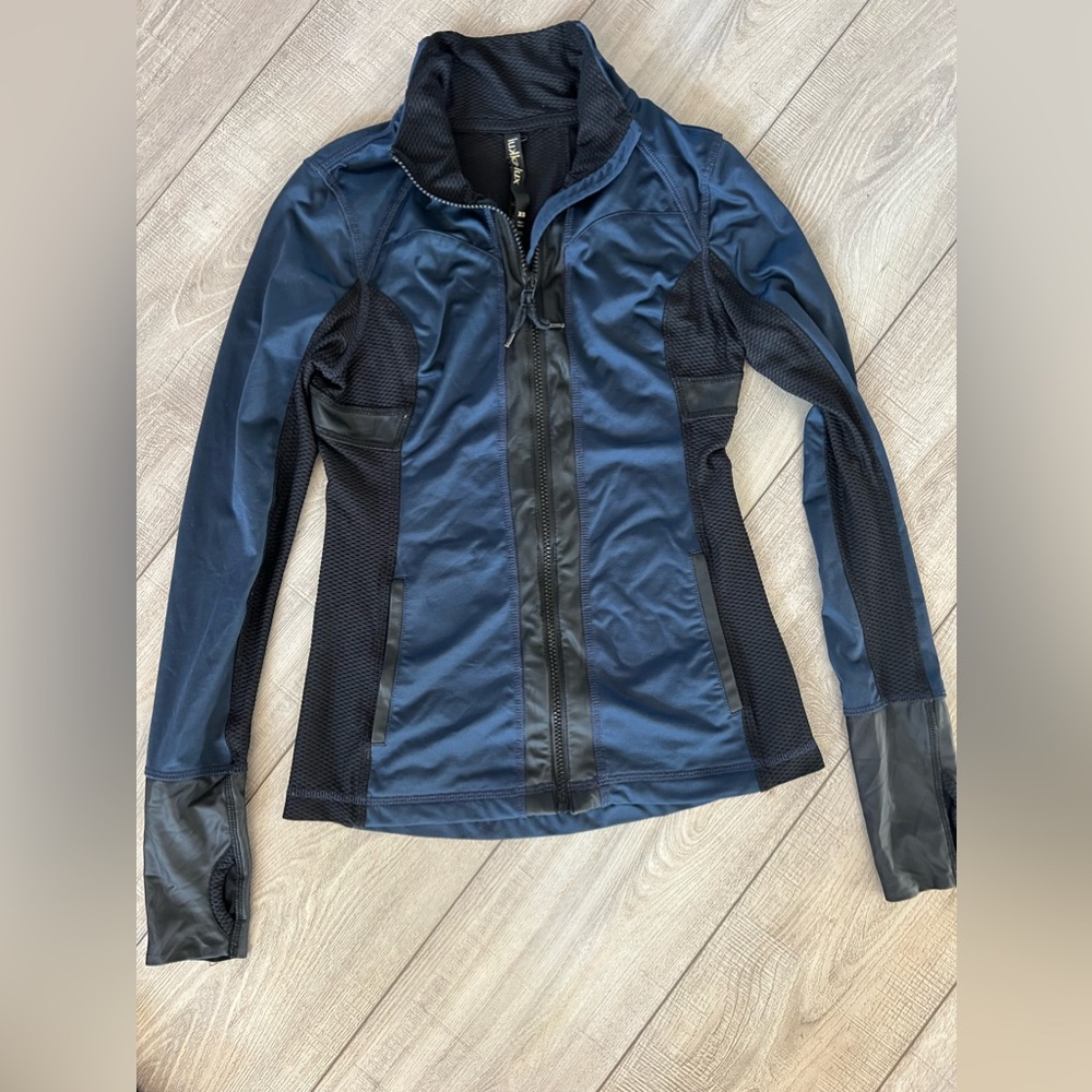LUKKA LUX althletic full zip womens top xs